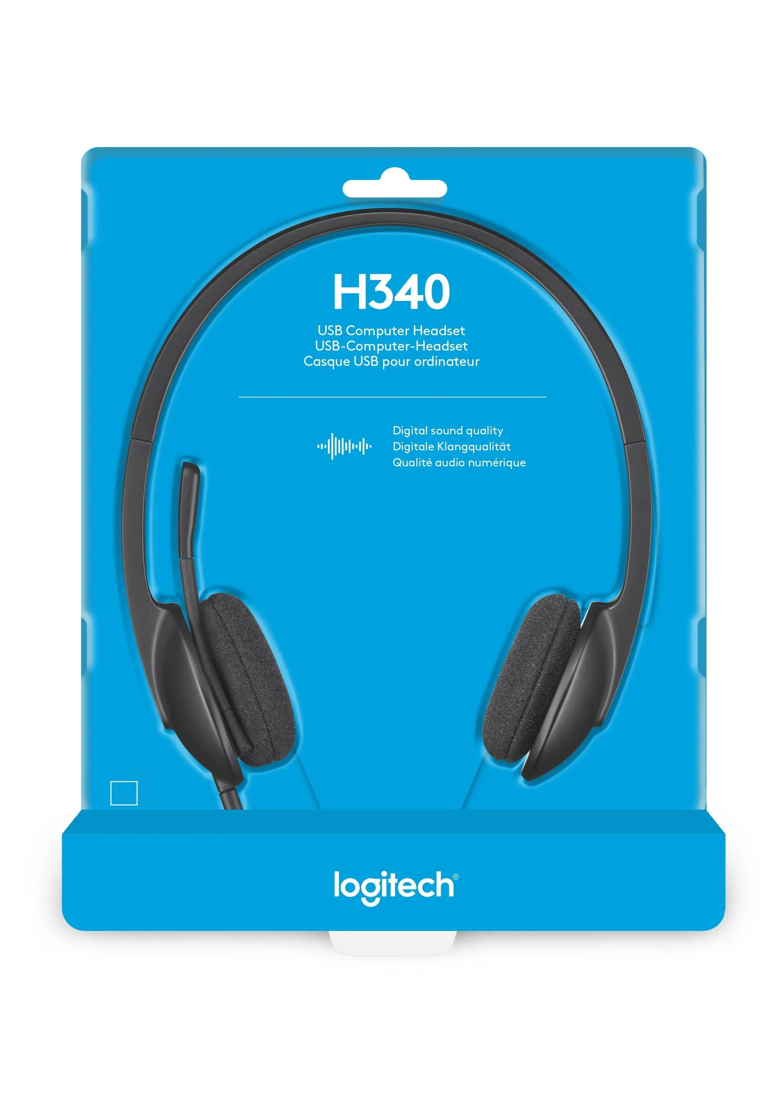Logitech - H340 USB Computer Hoofdtelefoon - Zwart