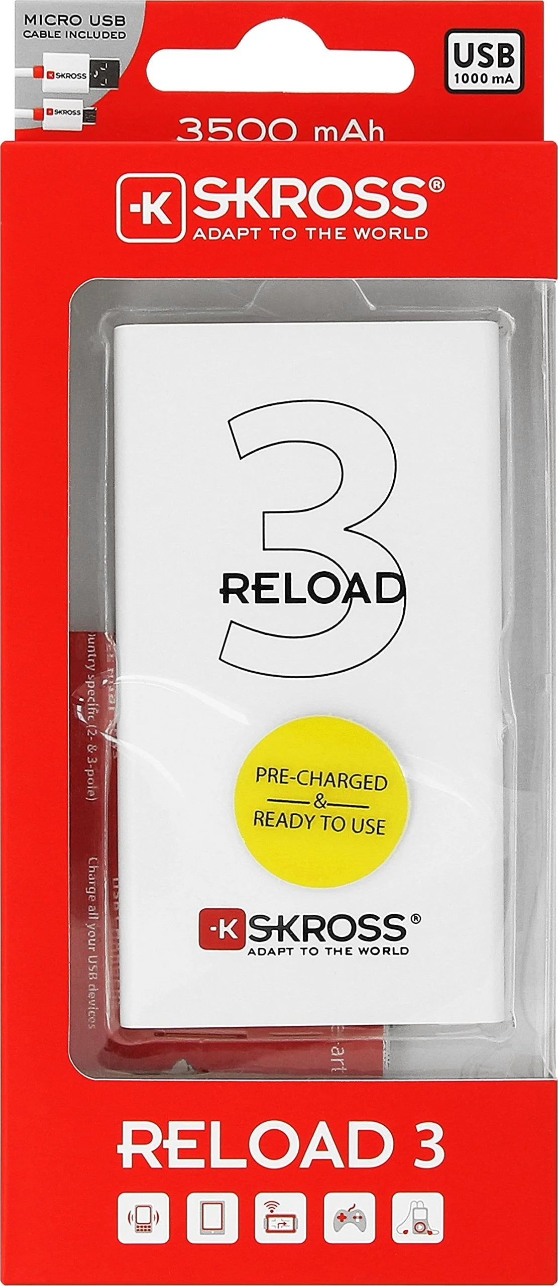 Skross Reload 3 Power Bank 3500mAh