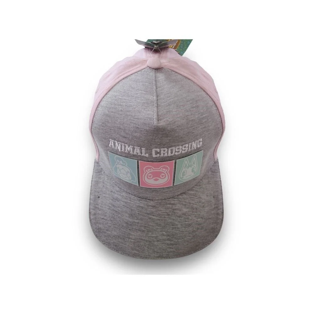 Nintendo - Animal Crossing Pastel Squares Grey Cap