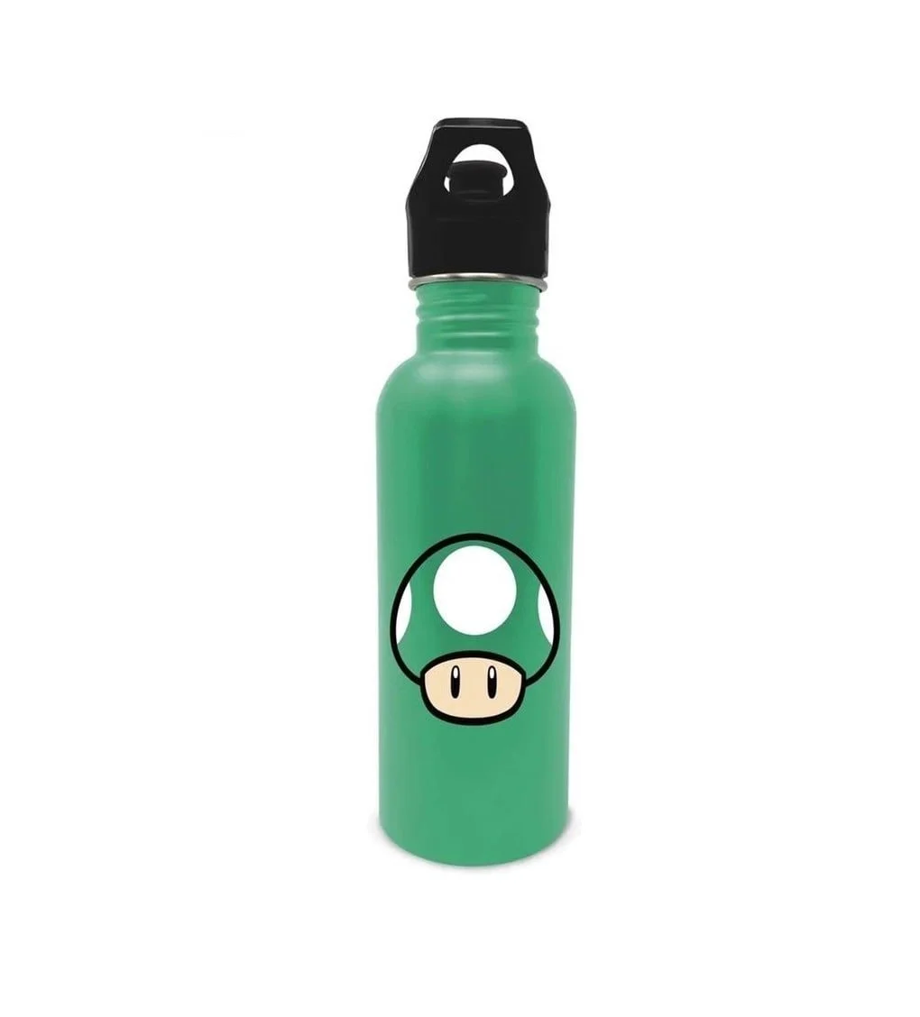 Nintendo - Super Mario - "Groene Paddenstoel" Metalen Fles 700ml