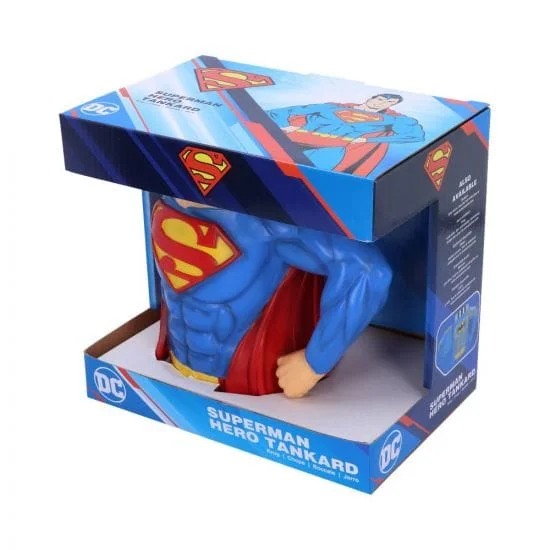 Nemesis Now - DC Comics - Superman - Bierpul - Blauw en Rood - 16.5cm