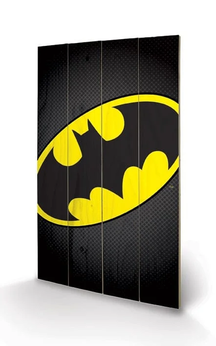 DC Comics - Batman Symbol Wood Print