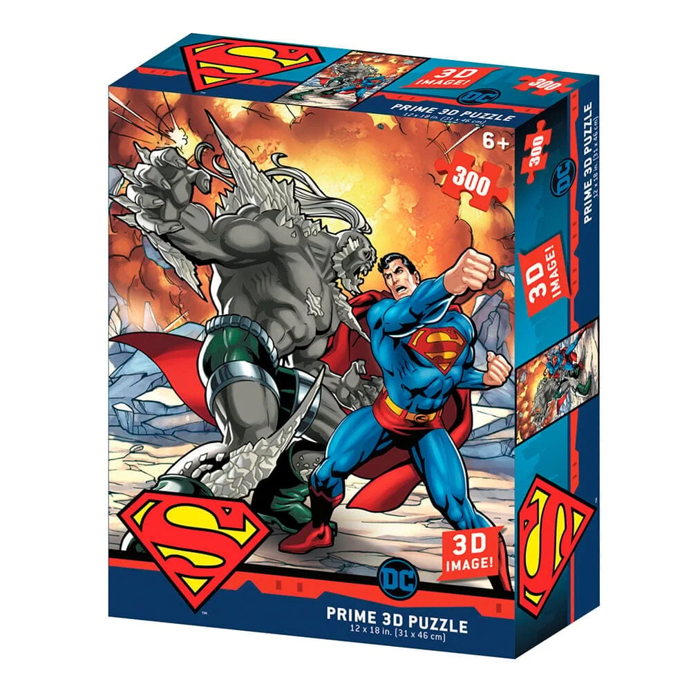 DC Comics - Superman tegen Doomsday Puzzel 300 stk 46x31 cm