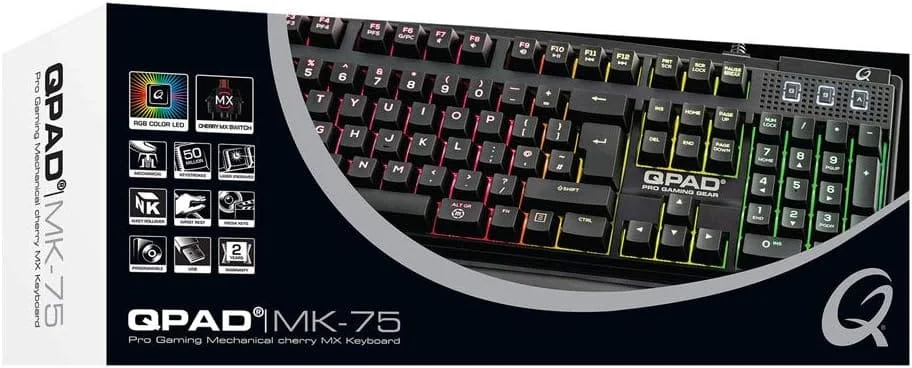 QPAD - MK-75 PRO - Mechanisch Gaming Toetsenbord - DE layout
