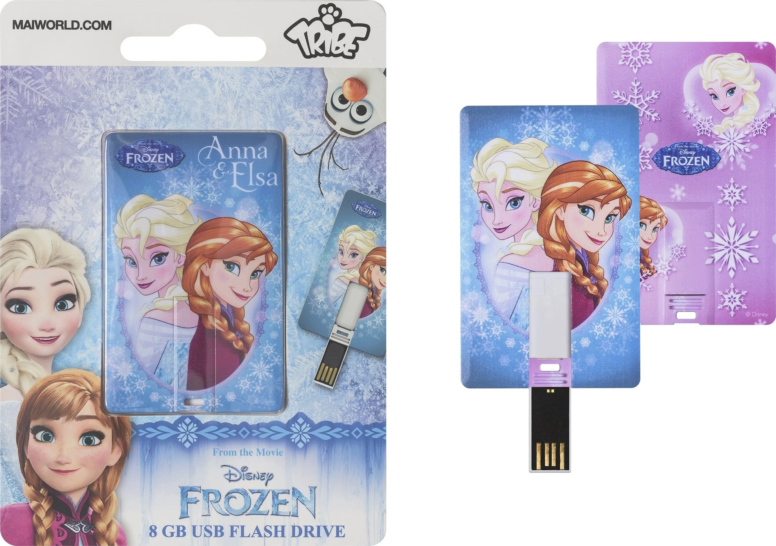 Tribe Frozen - Iconische USB-kaart Anna & Elsa 8GB