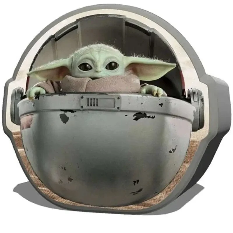 Star Wars: The Mandalorian - Mando en Grogu Puzzel met vormige blikken doos 300 stk 46x31 cm - met 3D lenticulair effect