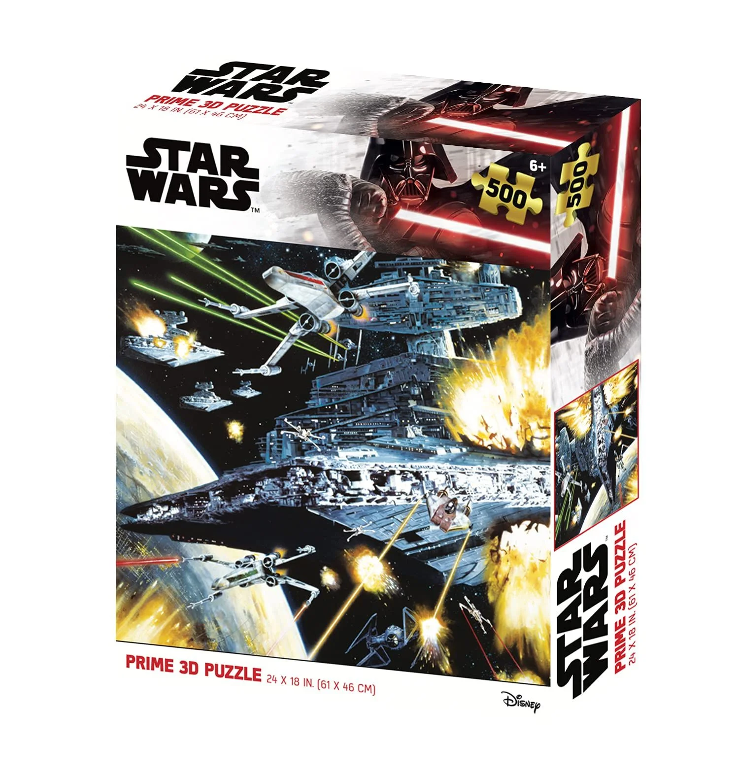Star Wars - Imperial Star Destroyer Puzzel 500 stk 61x46 cm - met 3D lenticulair effect