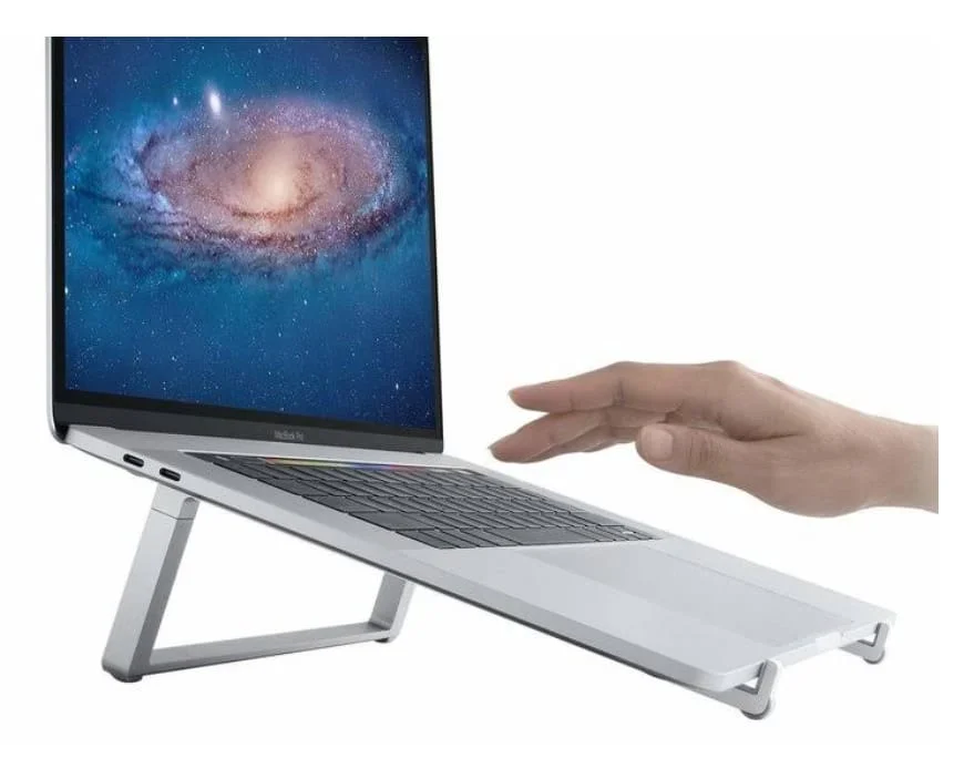 Rain Design mBar Pro+ opplooibare stand voor MacBook - MacBook Pro - Laptop - Zilver