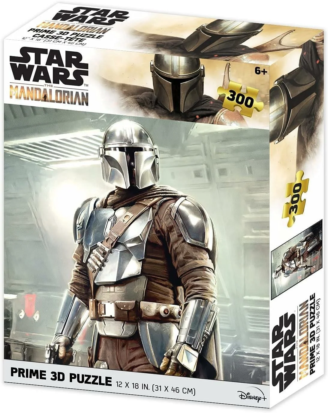 Star Wars: The Mandalorian - Mando Puzzel 200 stk 46x31 cm - met 3D lenticulair effect