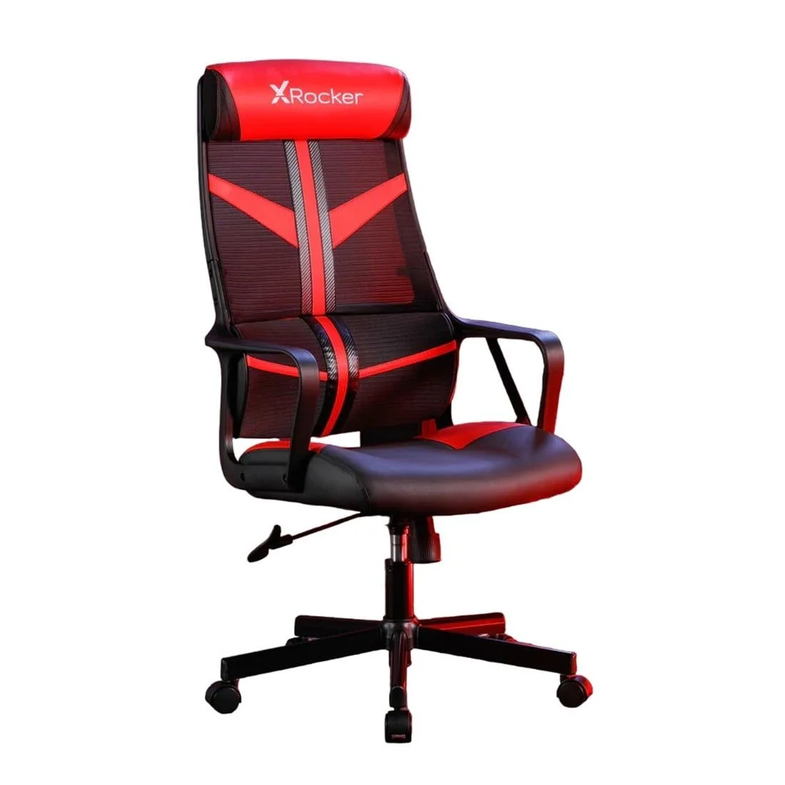 X-Rocker - Helix PC Gaming Mesh Stoel Rood