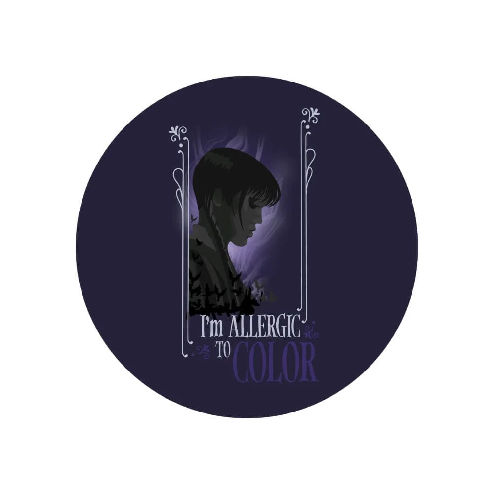 Wednesday - Onderzetter - Allergisch voor Kleur