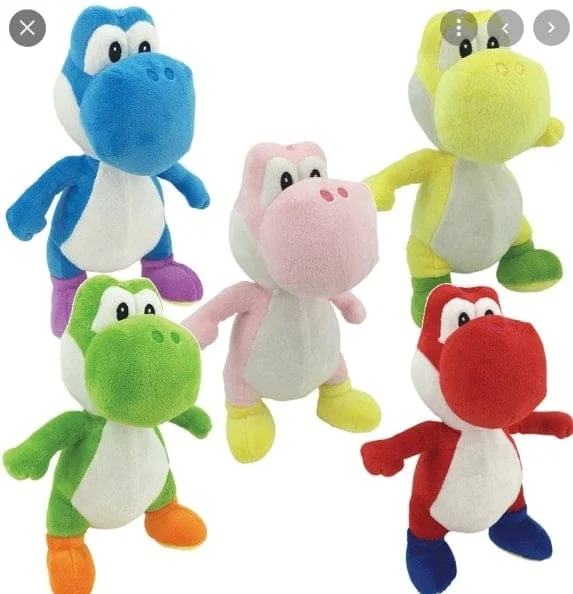 Nintendo - Yoshi staand Pluche - Knuffel Assortiment 20 cm (12 stuks display)