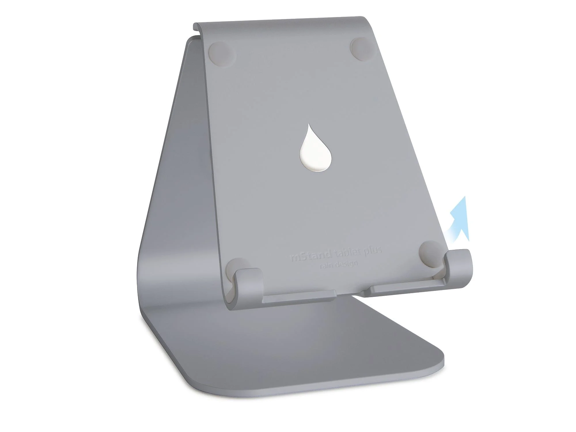 Rain Design mStand Tablet Plus beweegbare Aluminium Stand  voor Tablet en iPad Grijs