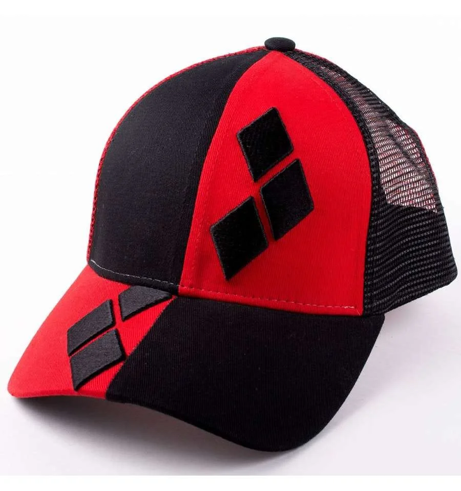 DC Comics Suicide Squad - Harley Quinn Rood en Zwart Trucker Cap