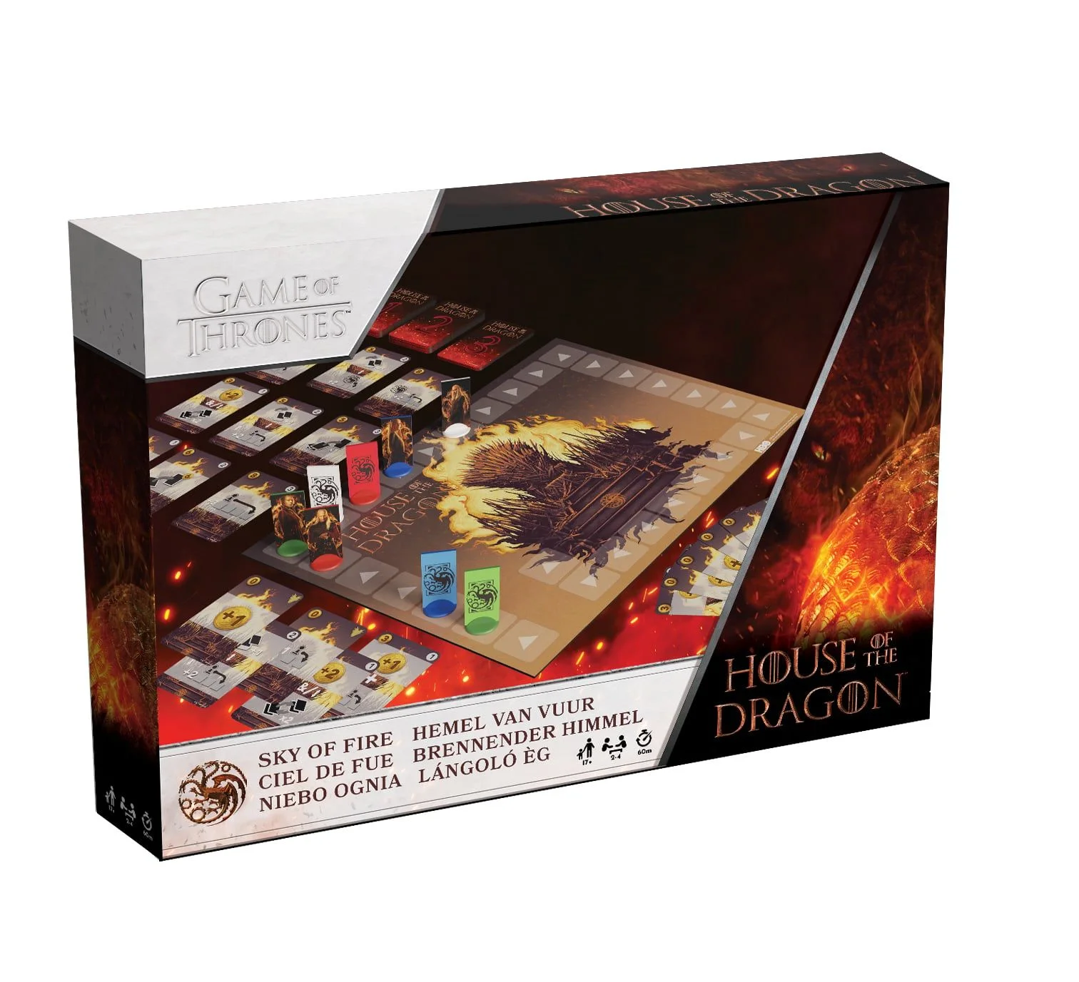 Shuffle - Game of Thrones: House of the Dragon Hemel van Vuur Bordspel