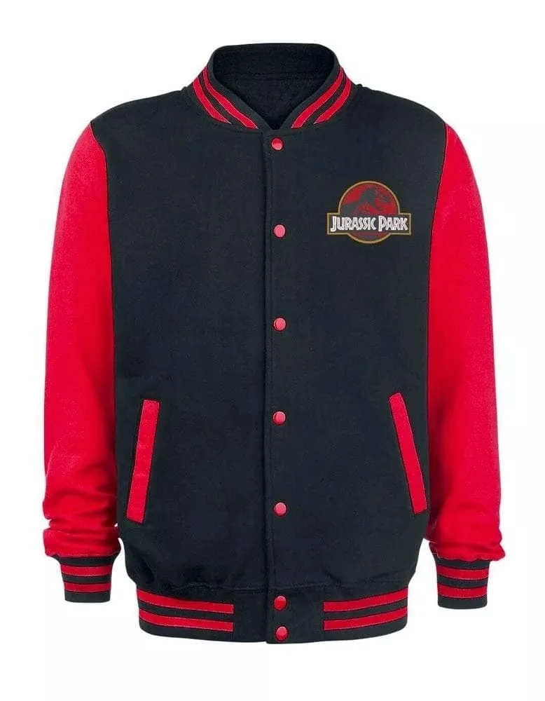 Jursssic Park - Black and Red Men's Jacket - S