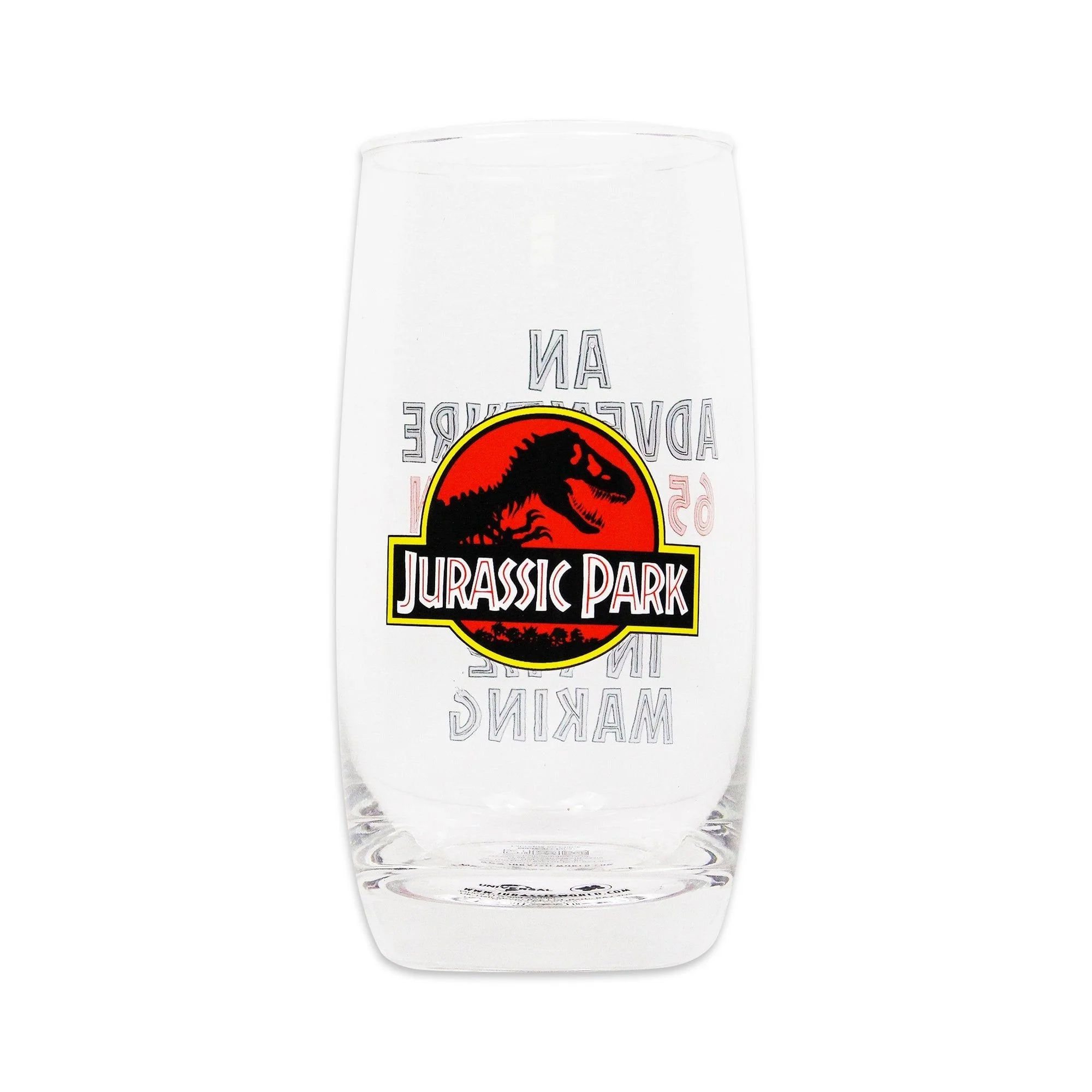 Jurassic Park - Drinkglas - Transparant met Opdruk - 450ml