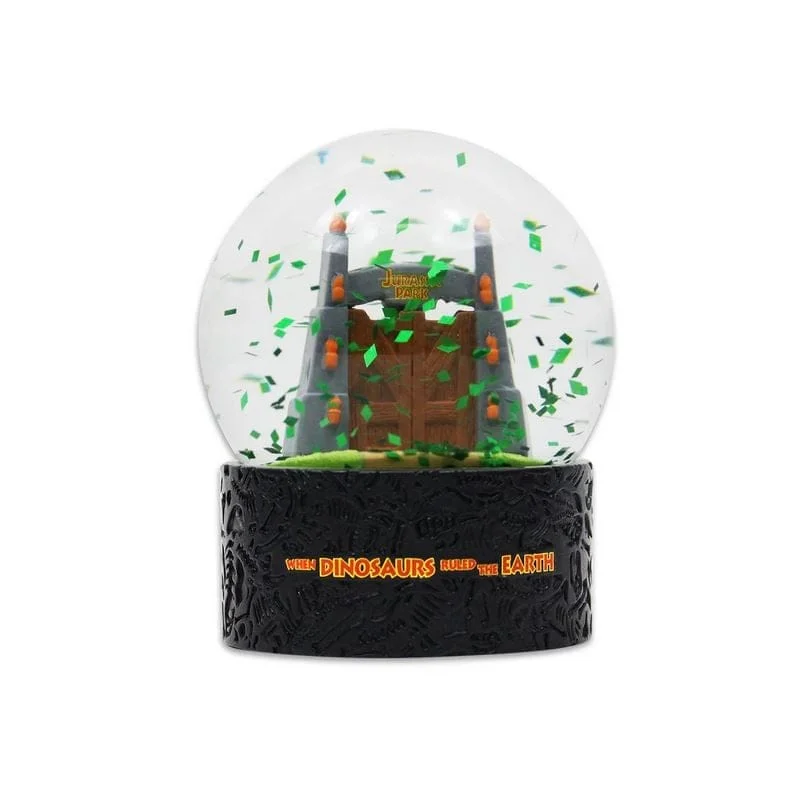 Jurassic Park - Park Ingang - Decoratieve Sneeuwbol 65mm - Kerst - Sneeuwbal