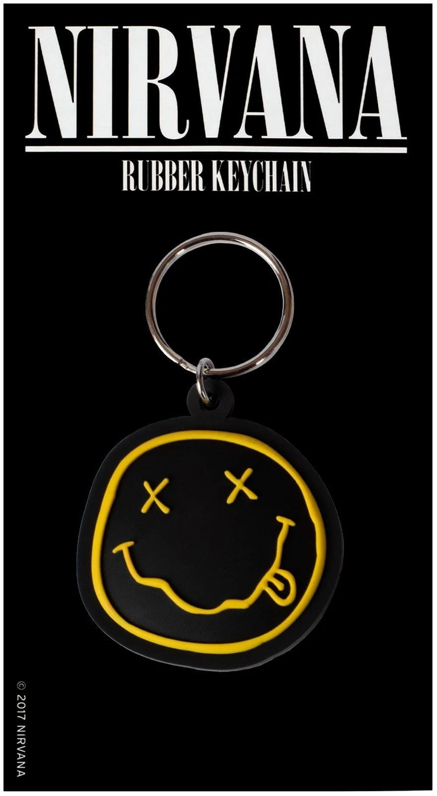 Nirvana - Smile Rubber Sleutelhanger
