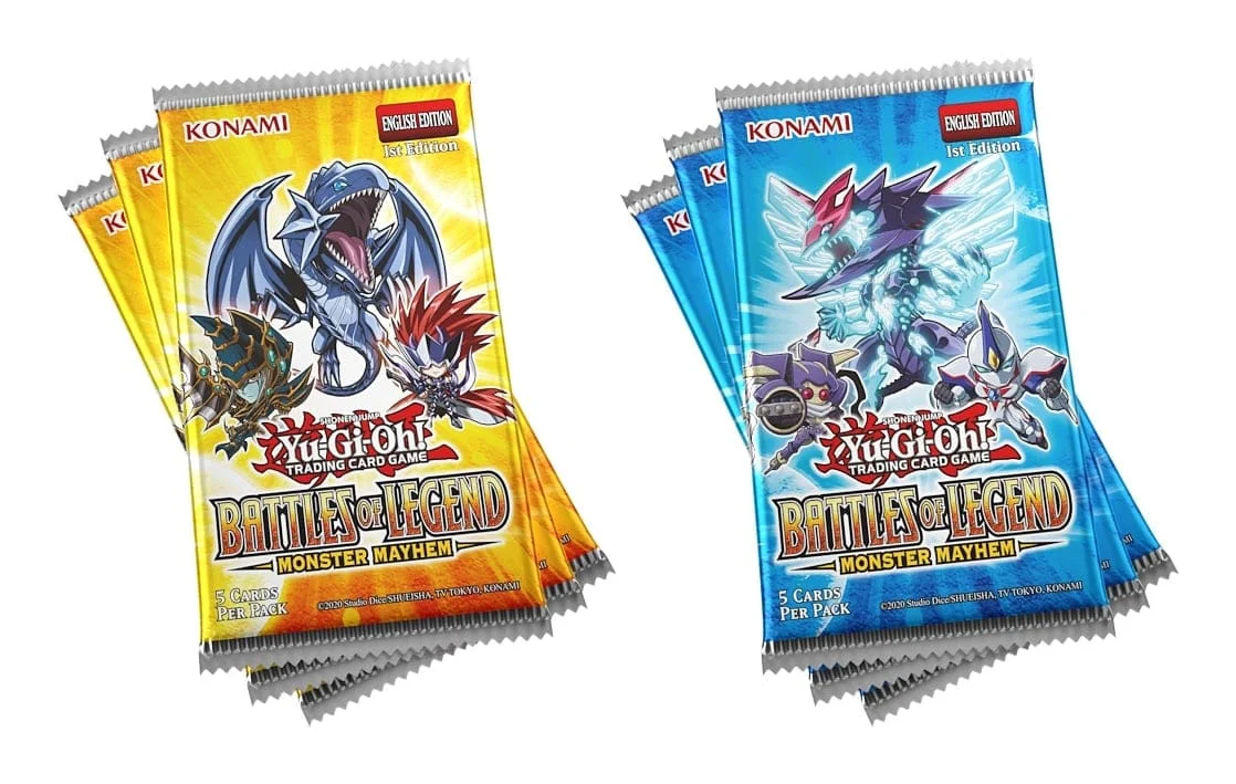 Yu-Gi-Oh! JCC - Pack de 3 Boosters Battles of Legend: Monster Mayhem (Blister cartonné) - Produit exclusif GSA-GSS - FR