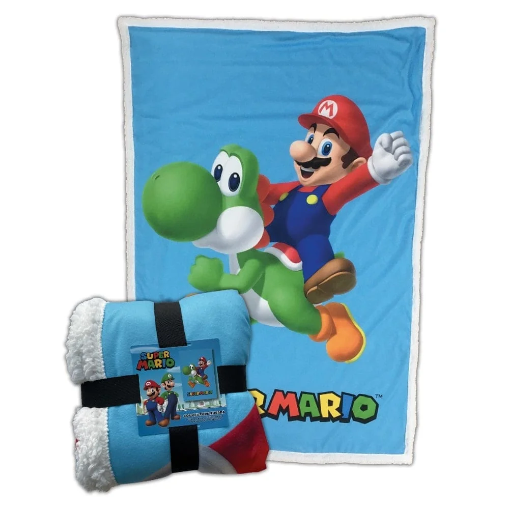 Super Mario Bros. - Mario en Yoshi Sherpa Plaid