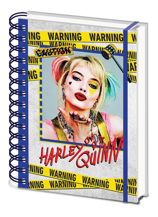 Birds of Prey - Harley Quinn Warning A5 Notitieboek met Ringen