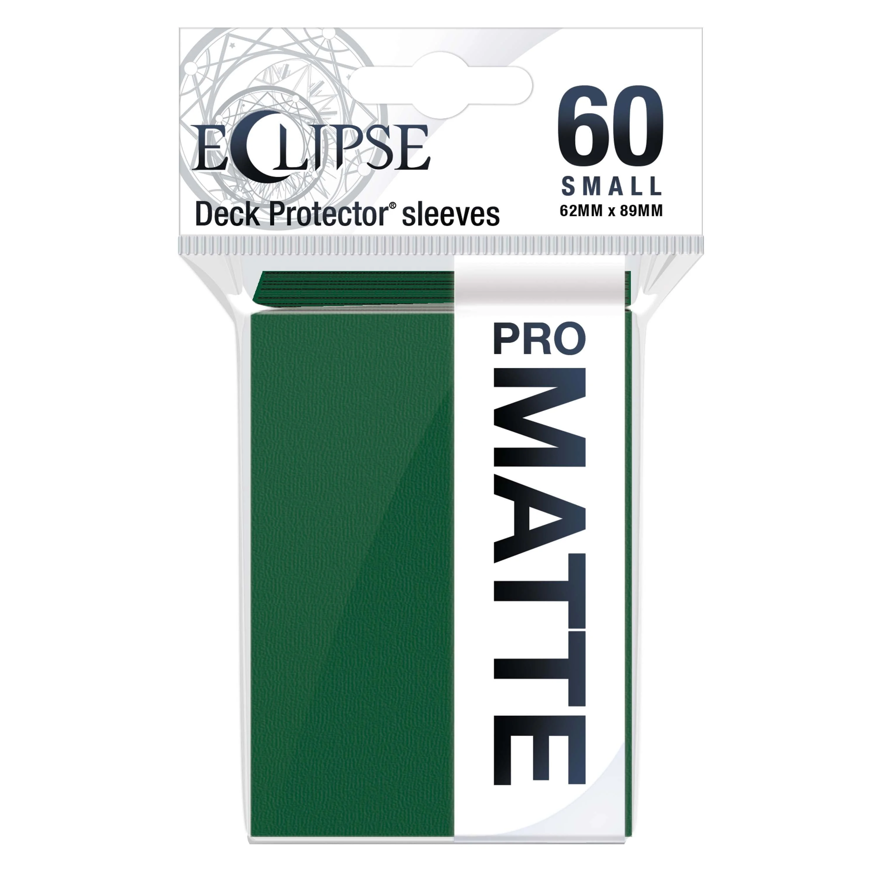 Ultra Pro - Eclipse Matte 60 Klein Formaat Kaarthoesjes Bos Groen Pack (62 x 89 mm)