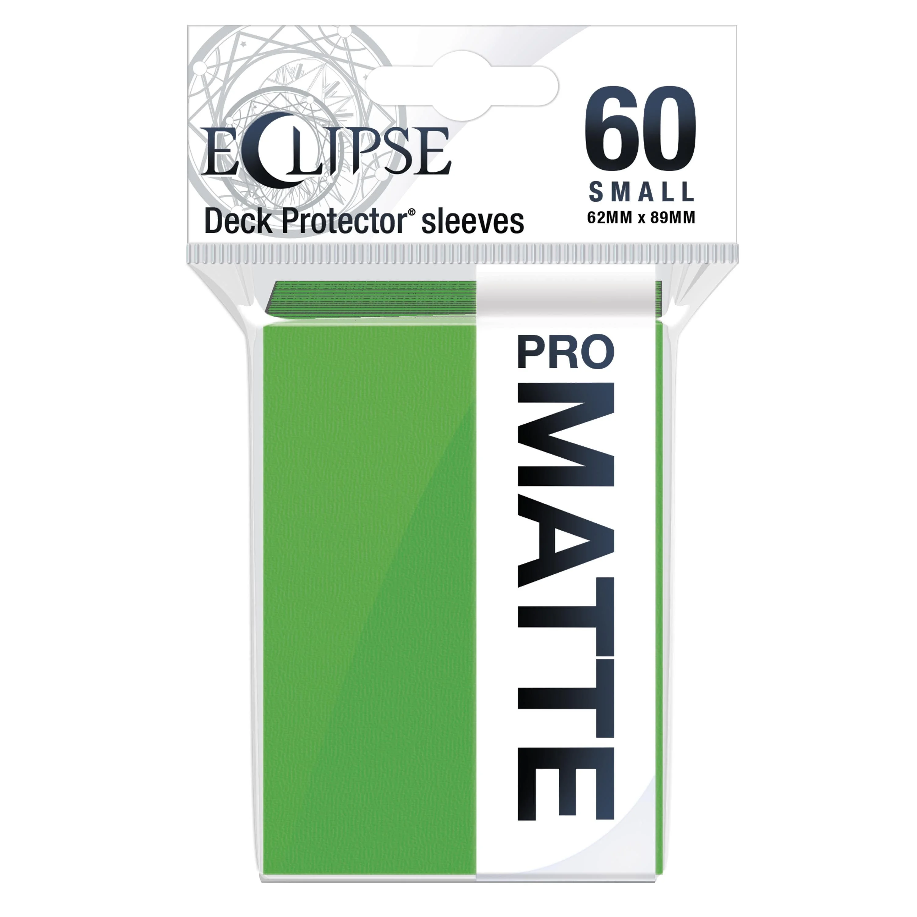Ultra Pro - Eclipse Matte 60 Klein Formaat Kaarthoesjes Lime Groen Pack (62 x 89 mm)