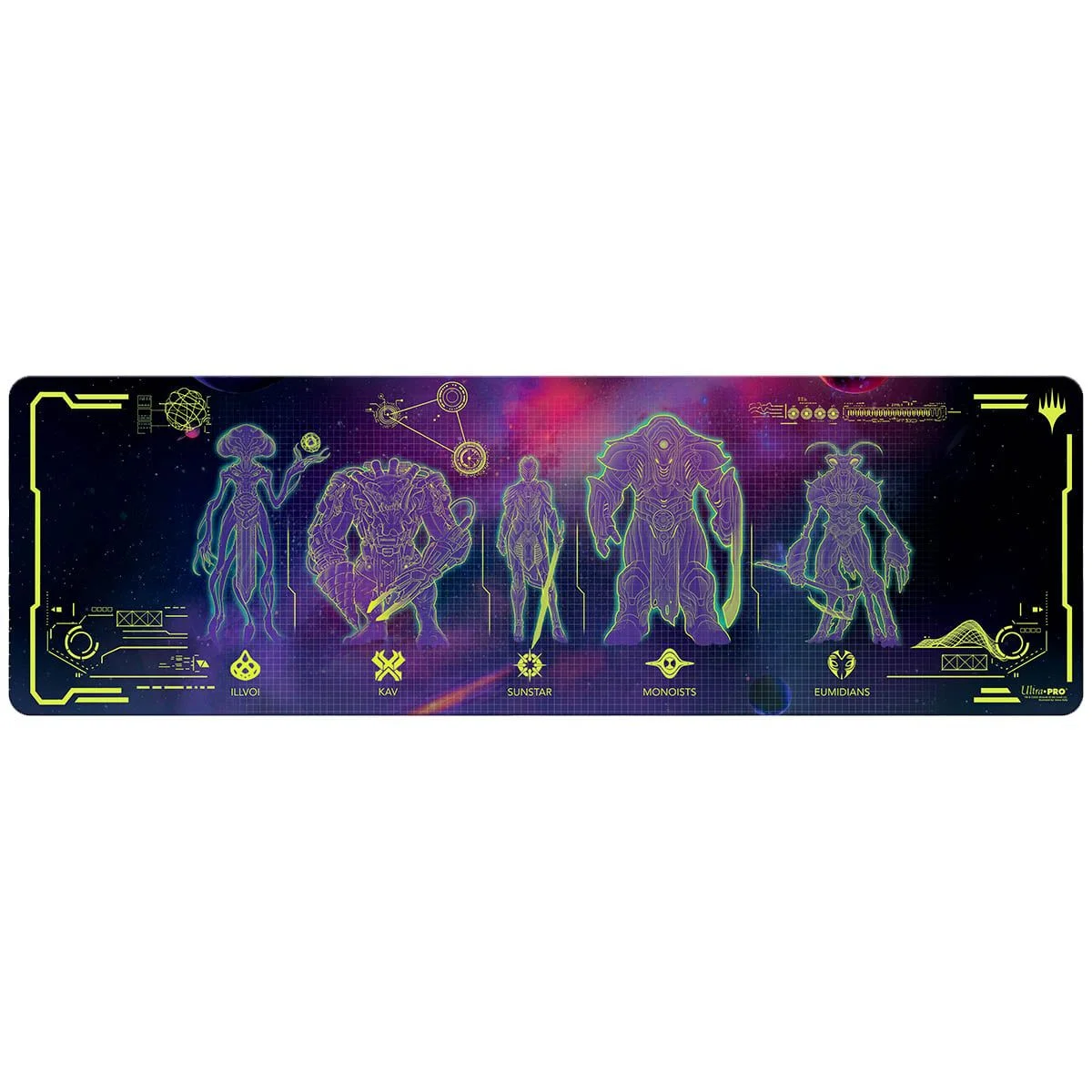 Ultra Pro - Magic: The Gathering - Edge of Eternities - Alien Race Primer Play Insert Table Playmat 240cm - UK