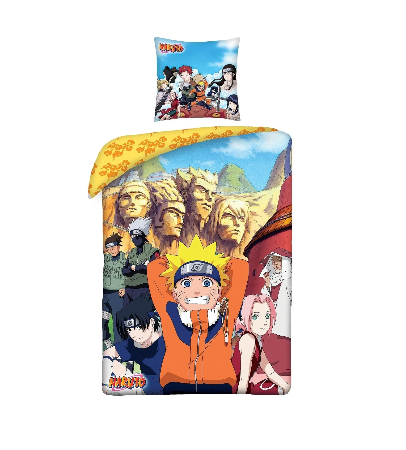 Naruto - Konoha Microvezel Beddengoed Set (140x200cm + 63x63cm)