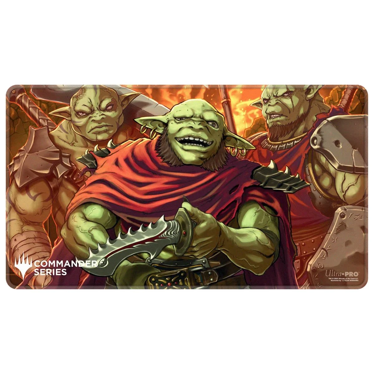 Ultra Pro - Magic: The Gathering - Commander Series - Fan Vote 1 - Krenko Stitched Edge Playmat - UK