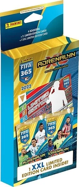 Panini - FIFA 2022 blisterverpakking 4 vakken + 2 Limited Edition Cards + 1 XXL Card
