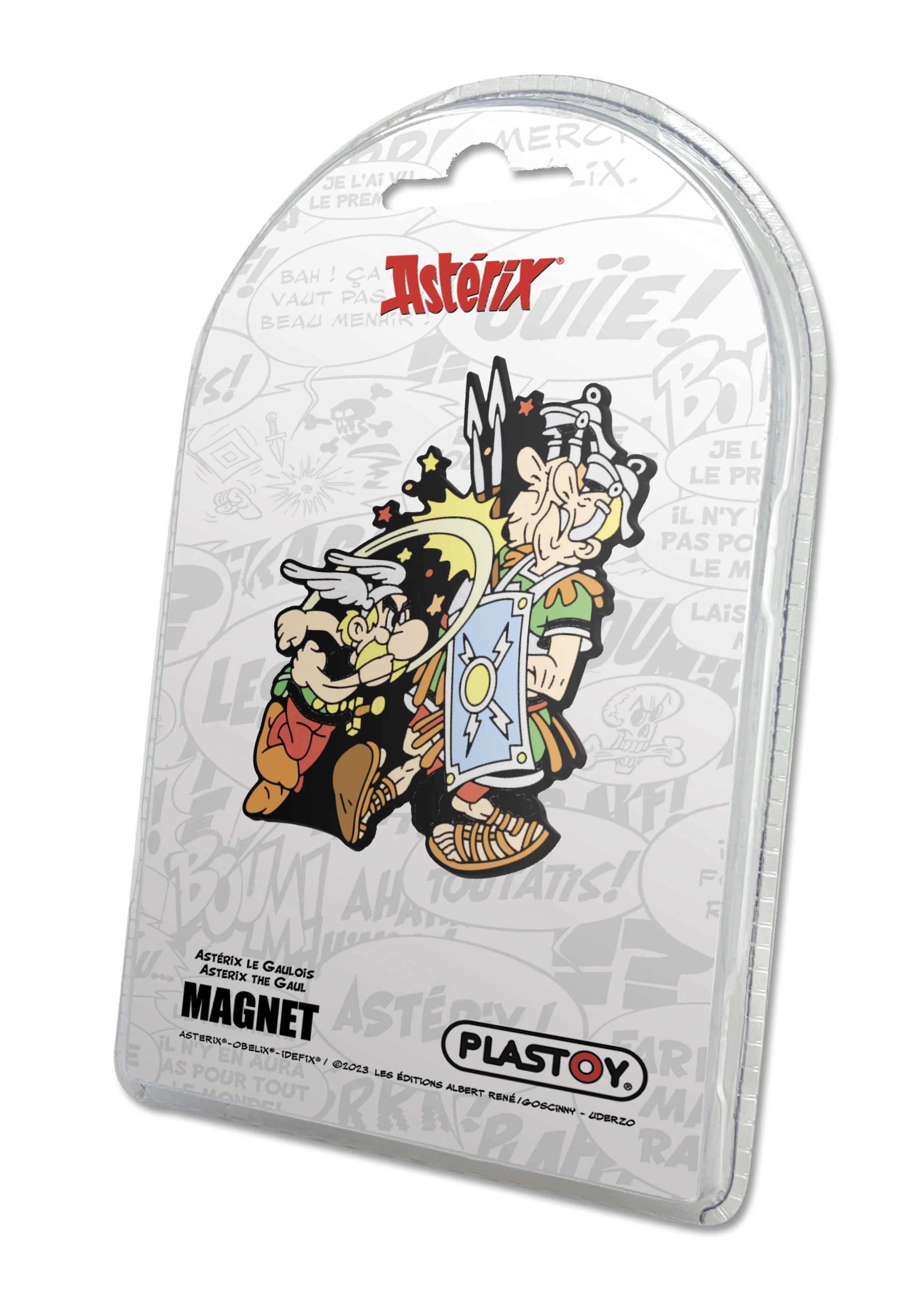 Plastoy - Asterix - Kauwgom Magneet Asterix de Galliër Paff!