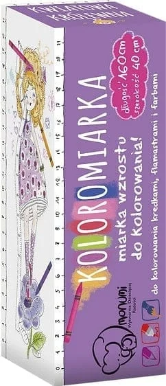 Monumi - XXL kleurplaat met "Bloemenprinses" meetlat