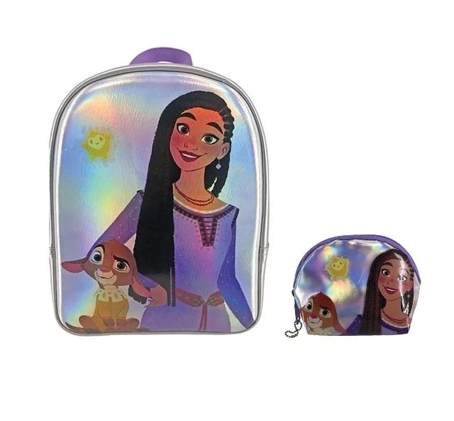 Disney - Wish - Asha en Valentino Schooltas + Portemonnee
