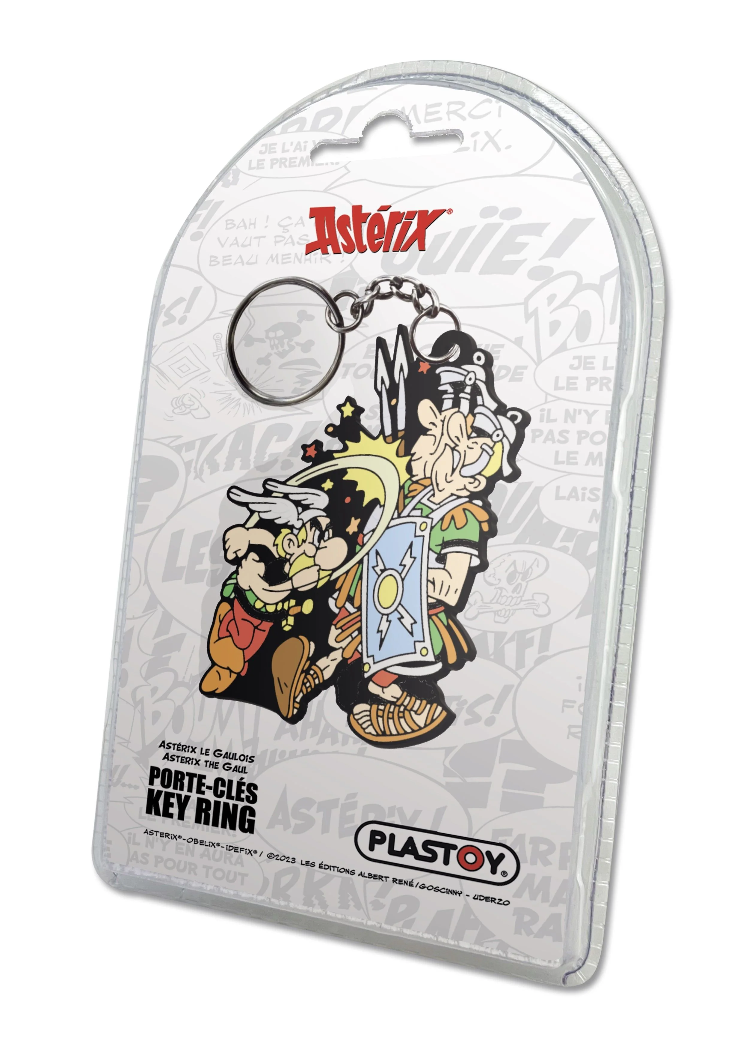 Plastoy - Asterix - Kauwgom Sleutelhanger Asterix de Galliër Paff!