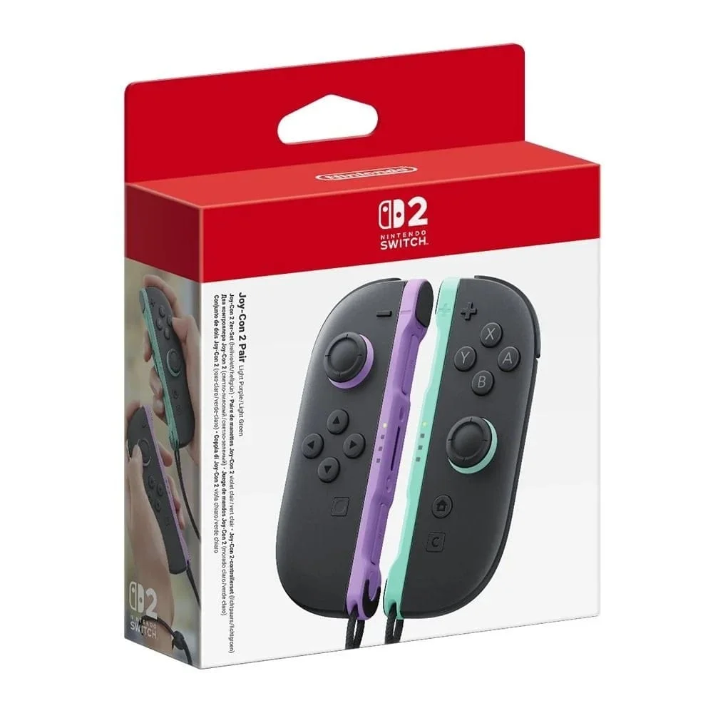 Joy-Con 2-controllerset Lichtpaars/Lichtgroen