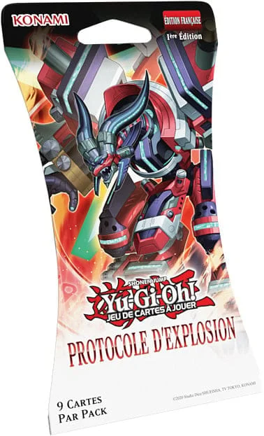 Yu-Gi-Oh! JCC - Pack de Booster Protocole d’Explosion (Blister cartonné) - FR