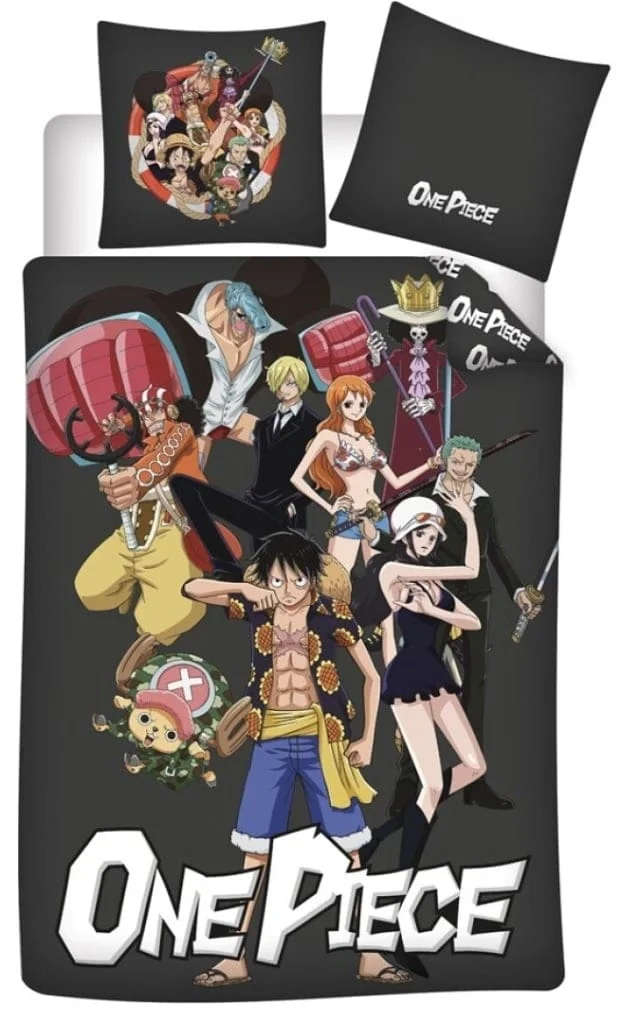 One Piece - Bemanning Dekbedovertrek Microvezel (140x200cm + 63x63cm)