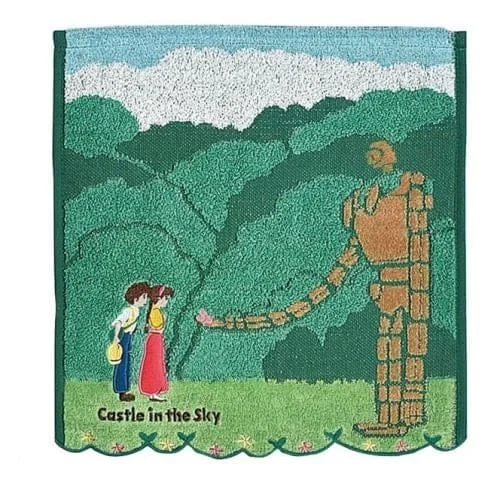 Ghibli - Castle in the Sky - Mini Handdoek Robot Soldaat 34X36cm