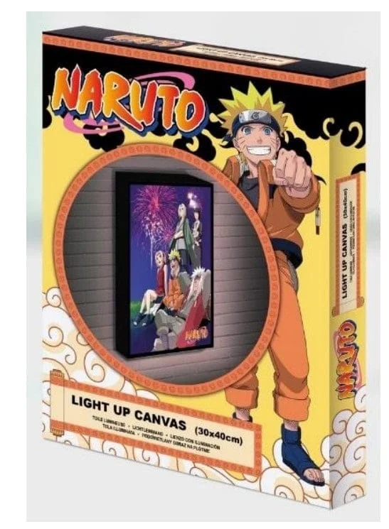 Naruto - Vuurwerk Festival Lichtgevend Canvas 30x40cm