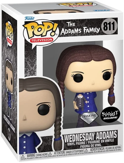 Funko Pop! Television: The Addams Family - Wednesday Addams (Diamond Glitter)