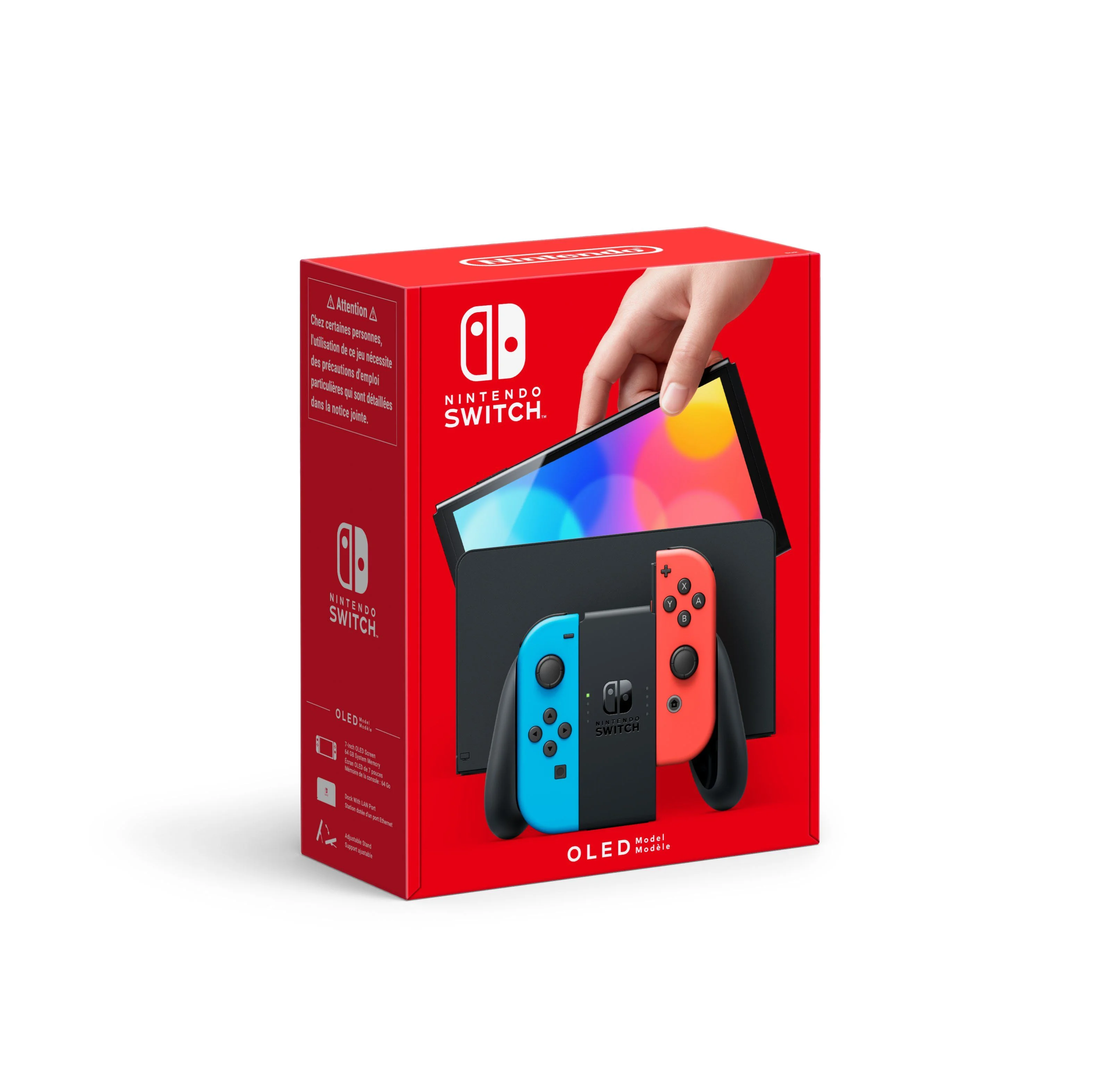 Nintendo Switch OLED-model met Joy-Con-paar Neonrood & Blauw