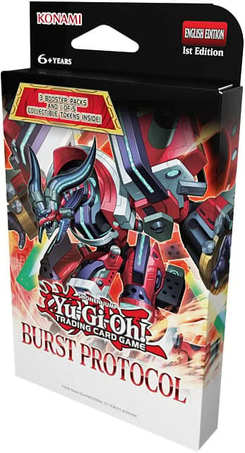 Yu-Gi-Oh! TCG - Burst Protocol Booster 3-Pack (Cardboard Tuckbox) - Exclusive GSA-GSS product - UK