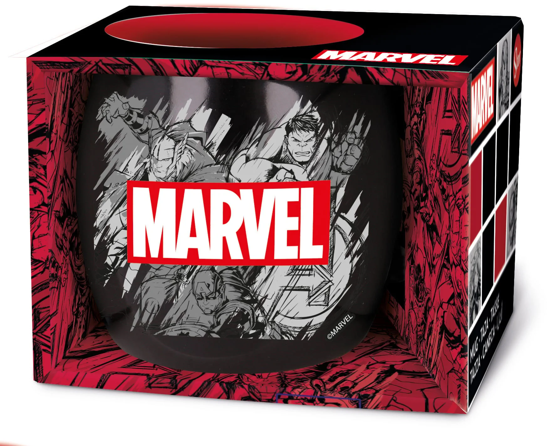 Marvel - Avengers Keramische Globe Mok - 380ml