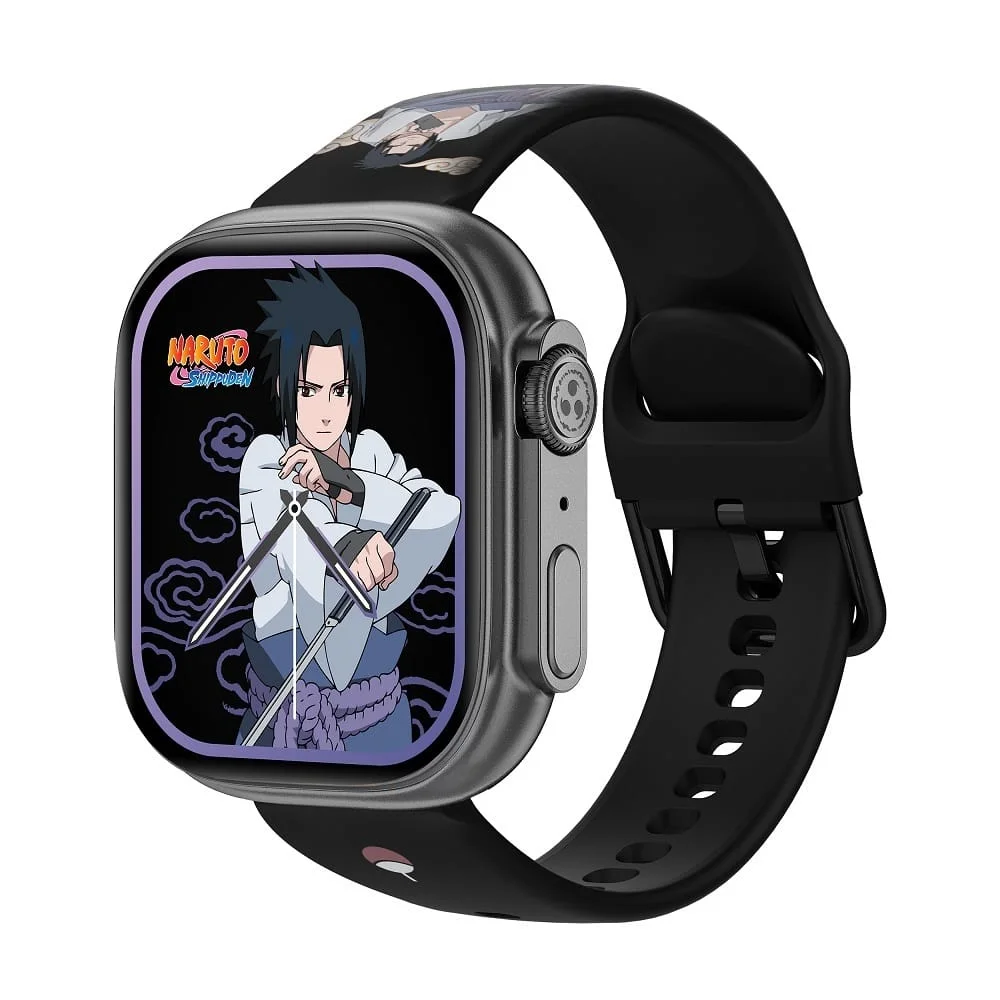 Abyx Fit - Touch 5 - Naruto Shippuden - Sasuke Uchiwa Smart Horloge - Ruimte Grijs thumbnail