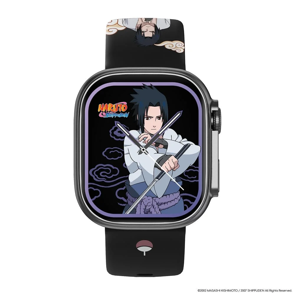 Abyx Fit - Touch 5 - Naruto Shippuden - Sasuke Uchiwa Smart Horloge - Ruimte Grijs thumbnail