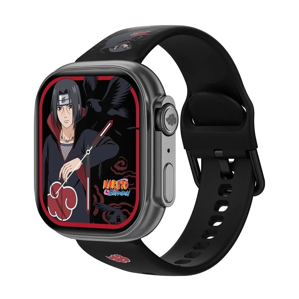Abyx Fit - Touch 5 - Naruto Shippuden - Itachi Uchiwa Smart Horloge - Ruimte Grijs thumbnail