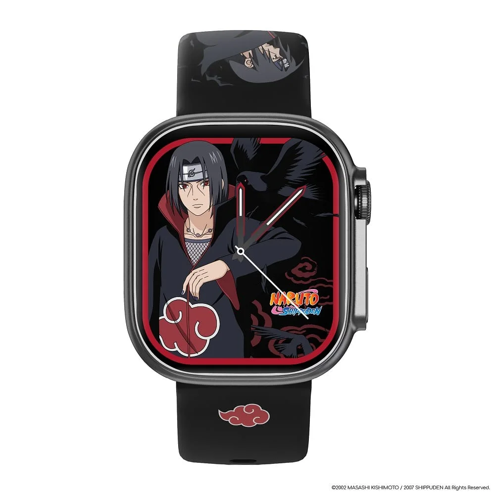 Abyx Fit - Touch 5 - Naruto Shippuden - Itachi Uchiwa Smart Horloge - Ruimte Grijs thumbnail