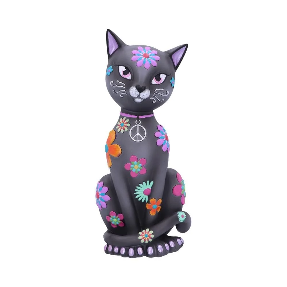 Nemesis Now - Hippy Kitty Ornament Figuur 26cm thumbnail